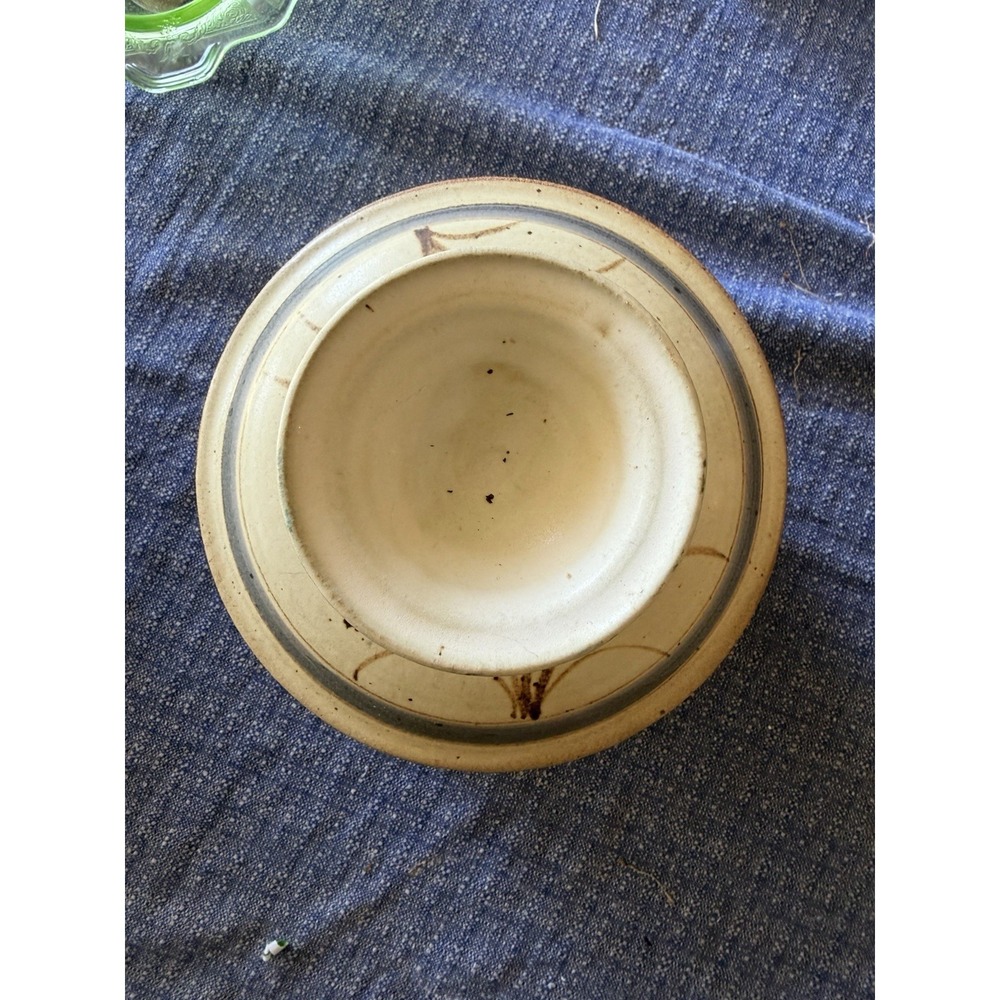 Vintage Studio Pottery Covered Dish Jar Stoneware Lidded Rustic VTG - Picture 3 of 14